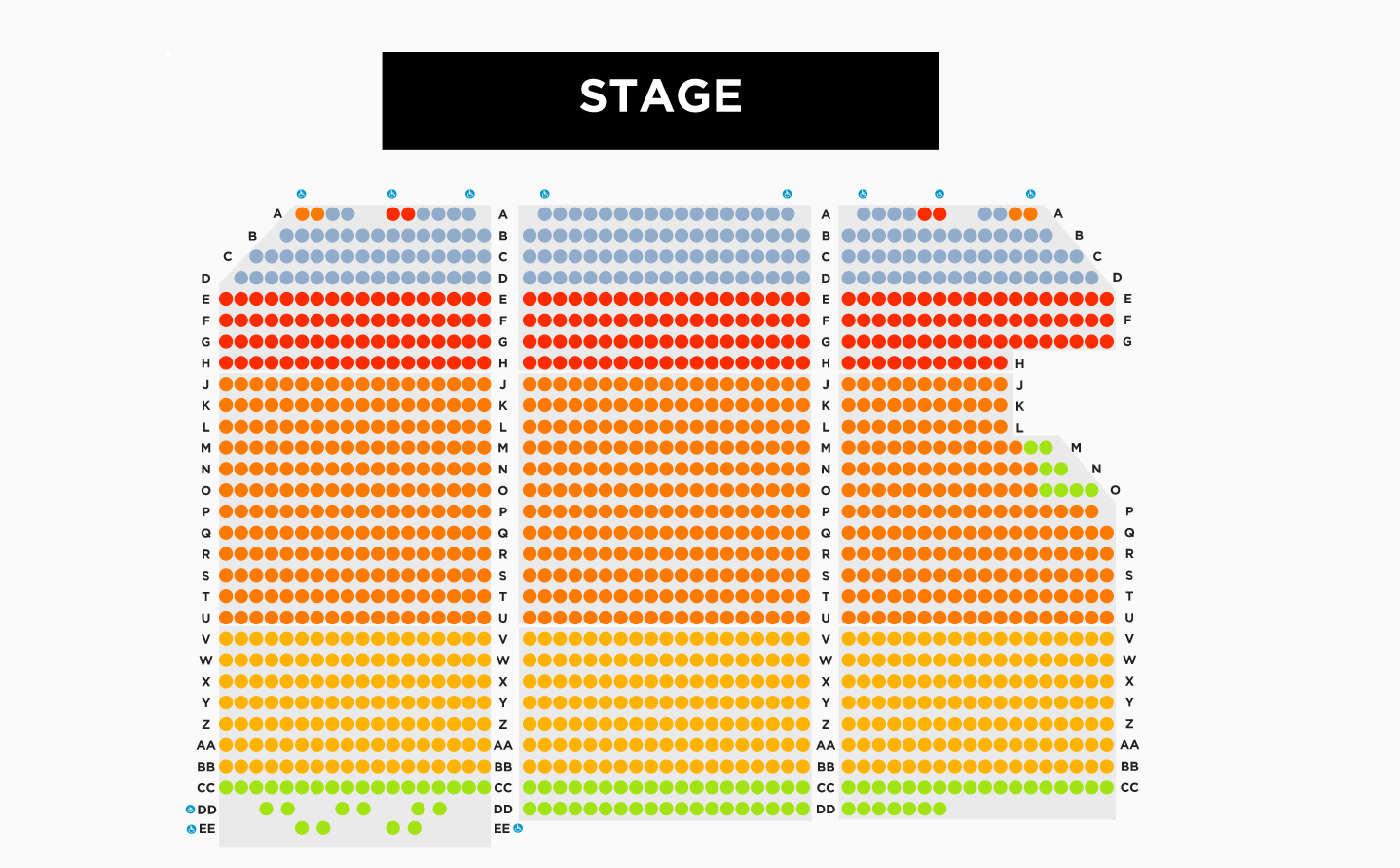 Parx Xcite Center Seating Chart
